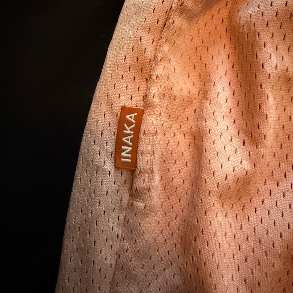 INAKA Power Mesh Gym Shorts Peach Size XL Athletic Training Shorts With Pockets - Picture 4 of 6